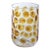 Airelles Glass Tumbler- Amber - Set of Four For Sale