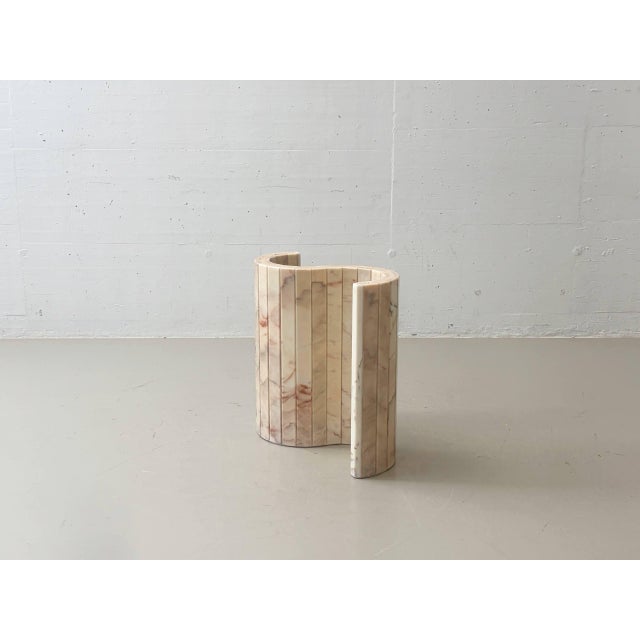 Vintage Italian Rose Quartz Dining Table, 1980s For Sale - Image 14 of 18