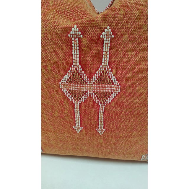 Moroccan Cactus Silk Pillow Cover For Sale - Image 3 of 8