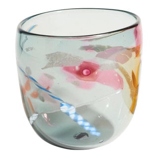 Artist Glass Abstract Bowl For Sale