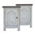 French Provincial Handmade Oak Nightstands For Sale