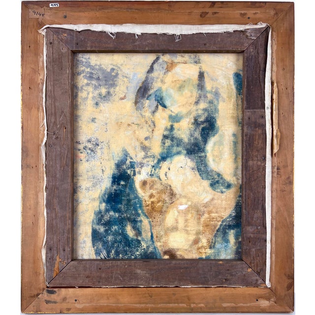 Young Girl With Horse Illustrations Original Oil on Linen by John Turner 1941 For Sale In Monterey, CA - Image 6 of 7
