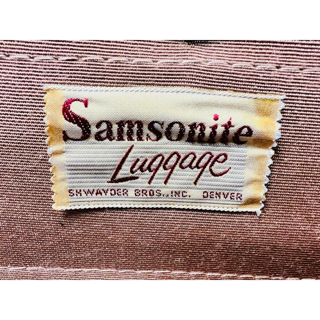 Mid-Century Modern Suitcases from Samsonite, 1960s, Set of 2 For Sale - Image 10 of 18