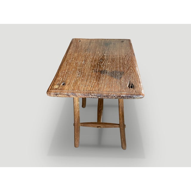 Andrianna Shamaris Mid-Century Couture Wabi Sabi Side Table For Sale - Image 4 of 6