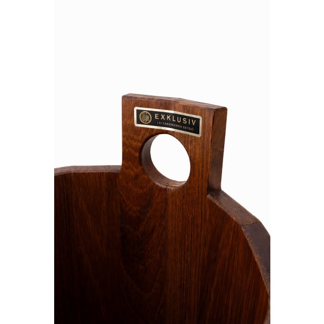 Elegant Mid-Century Modern umbrella stand designed and manufactured by JH Fabrikerna in Sävsjö, Sweden during the 1950s....