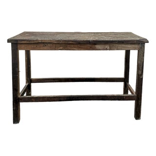 Antique Italian Rustic Country Table in Oak, 1900s For Sale