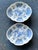 Vintage Asian Scalloped Blue and White Bowl -a Pair For Sale - Image 4 of 12