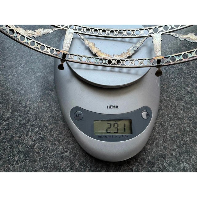 19th Century 19thC Dutch P. Spoelstra Louis XVI Silver Jardiniere Bowl For Sale - Image 5 of 12