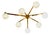 Stella Sette Lune Chandelier by Angelo Lelii for Arredoluce, Italy, 1960s For Sale