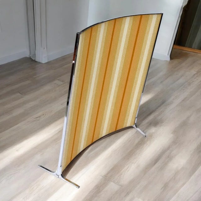 1970s Knoll International Mid-Century Modern Yellow and Orange Room Divider Screen Panel For Sale - Image 5 of 14