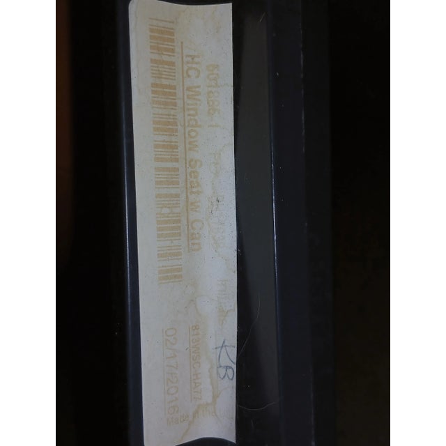 Orange Vintage "Window Seat" Lounge Chair & Ottoman by Haworth For Sale - Image 8 of 9