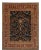 Handwoven Black/Red Serapi Style Rug 9'1" X 11'9" For Sale