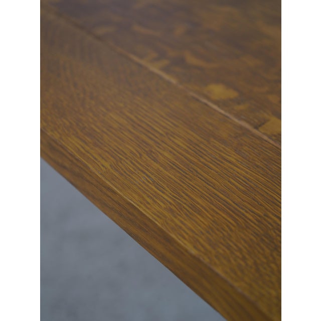 Stickley Mission Oak Arts & Crafts Dining Room Table For Sale - Image 12 of 18