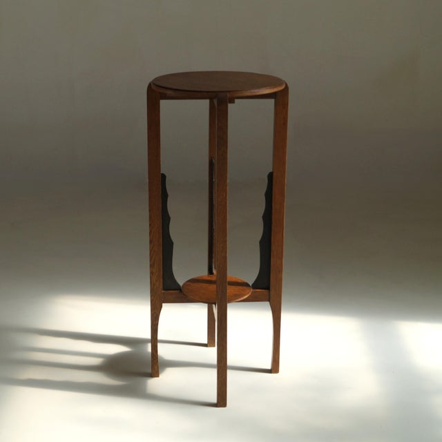 Art Deco Dutch Amsterdam School Plant Table, 1930s For Sale - Image 10 of 13