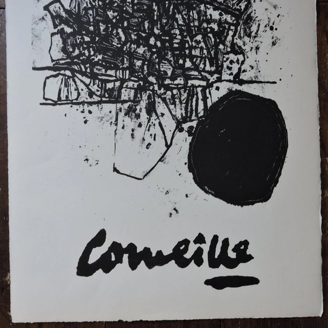 Lithographic Poster by Guillaume Corneille, 1960 For Sale - Image 3 of 7
