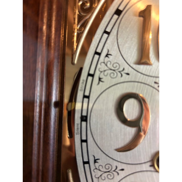 Brown Timeless Elegance: Howard Miller Grandfather Clock Model 610-496 For Sale - Image 8 of 14