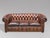 Victorian Brown Leather Chesterfield 3-Seater Sofa, 1880s For Sale - Image 3 of 12