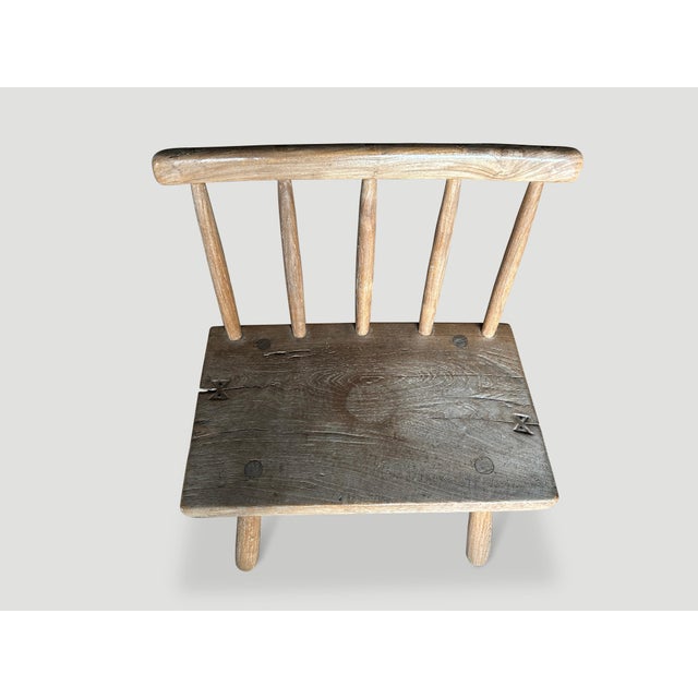 Minimalist chair or side table. Part of the Mid Century Couture Collection. Furniture constructed by hand from start to...