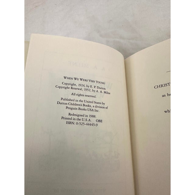 Children's Vintage Set of 4 "Pooh's Library" Books For Sale - Image 3 of 4