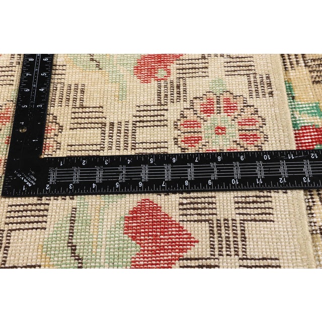 Textile Zeki Muren Vintage Turkish Sivas Rug, 07'05 X 10'04 For Sale - Image 7 of 10