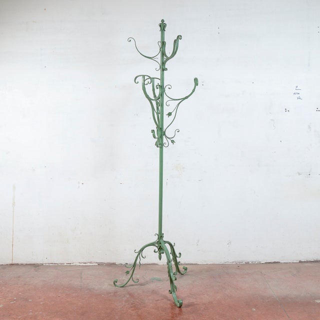 20th Century Painted Metal Coat Rack For Sale - Image 11 of 18