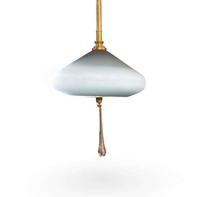 Murano Rain Drop Ceiling Lamp For Sale - Image 6 of 7