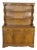 1990s Nathan Hale Maple Early American Colonial Revival China Cabinet Hutch 67" For Sale