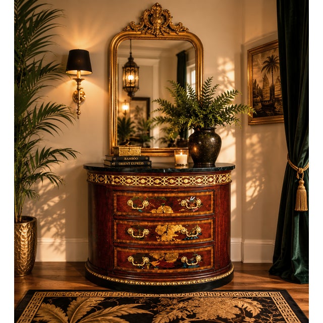A one-of-a-kind statement chest from the Villa Obscura Collection, the Imperial Garden Chest has been thoughtfully...