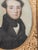 Paint 19th Century Fine American Miniature Watercolor Portrait of a Gentleman For Sale - Image 7 of 16