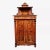 Very nice Biedermeier period cabinet in walnut and burl from the 19th century. Front opening with two leaves. 1 shelf at...