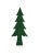 These beautiful green flocked ceramic stemmed trees will bring a fresh and festive look to your tabletop, shelf, or...