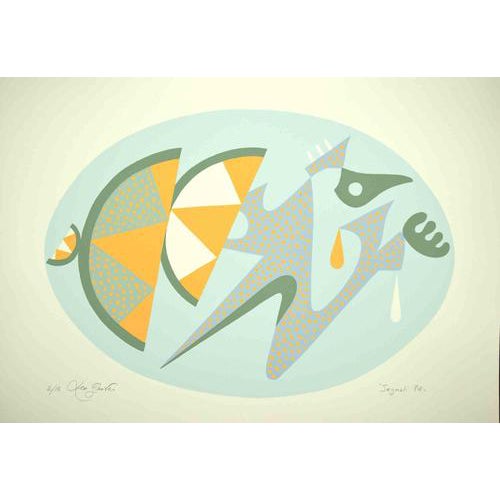 Leo Guida, Signals, Lithograph, 1984 For Sale