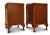 1920s Art Deco Burr Walnut Night Stands on Cabriole Legs & Figured Walnut Fronts, 1920s, Set of 2 For Sale - Image 5 of 10