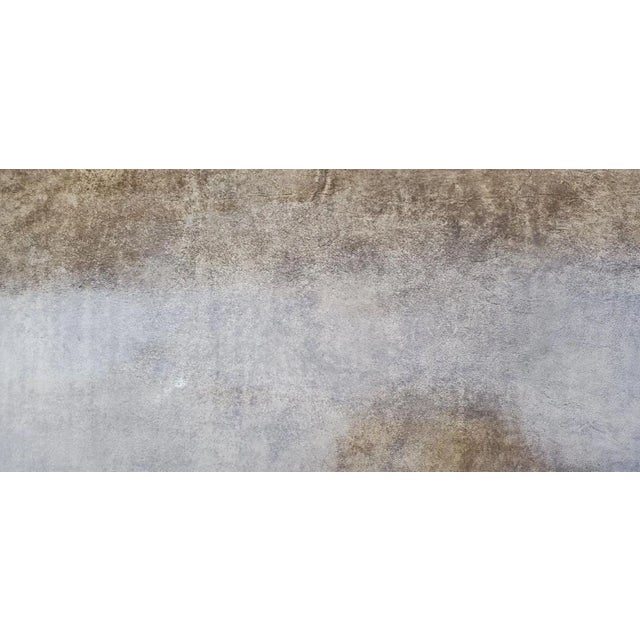 1950s Paul McCobb for Calvin Coffee Table Leather Top Philippine Mahogany Brass Trim For Sale - Image 11 of 13