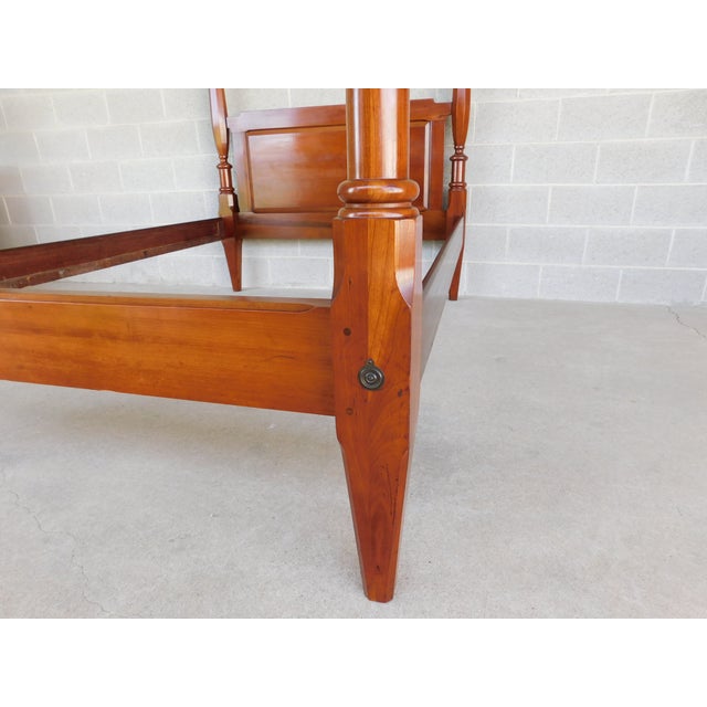 John Wanamaker Ny Shaker Cannon Ball Pencil Poster Cherry Full Size Poster Bed For Sale - Image 11 of 17