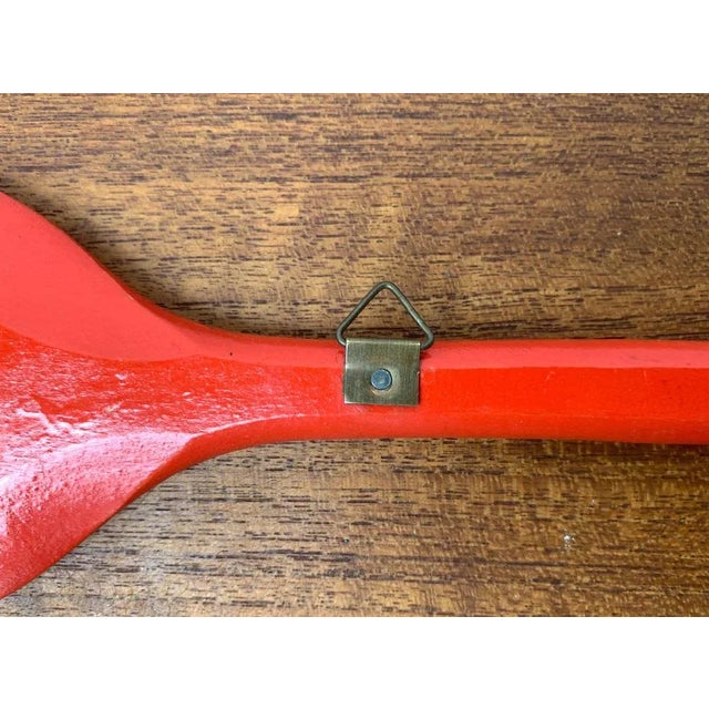 Vintage Swedish Dala Style Cooking Spoon For Sale - Image 5 of 15