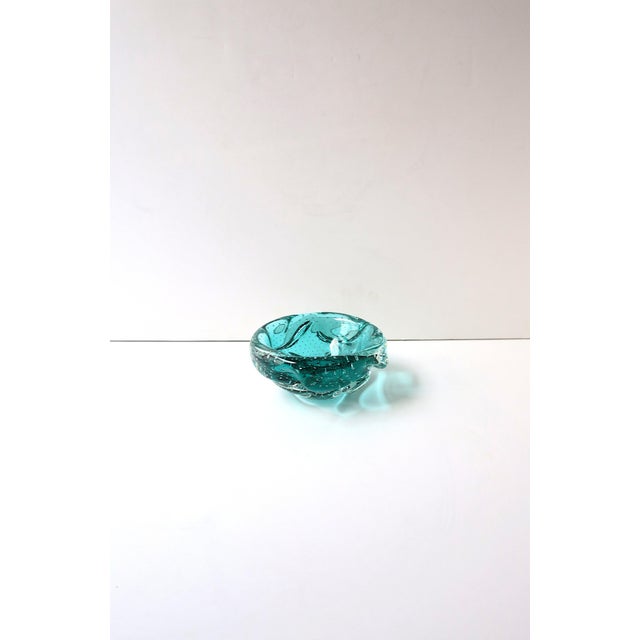 Light Green Italian Murano Art Glass Bowl Green, Organic Modern, Circa Mid-20th Century For Sale - Image 8 of 11