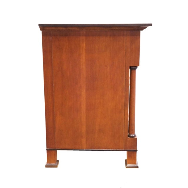 Henredon Furniture Solid Mahogany Traditional Empire Style 32" Three Drawer Nightstand 4901-06-3619 For Sale - Image 12 of 14