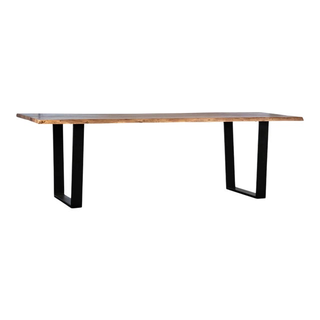Live Edge Acacia Dining Table For Sale