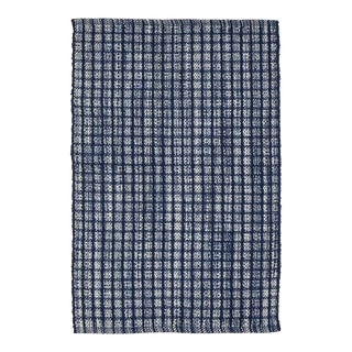 Dash & Albert by Annie Selke Coco Blue Indoor/Outdoor Rug, 9' x 12' For Sale