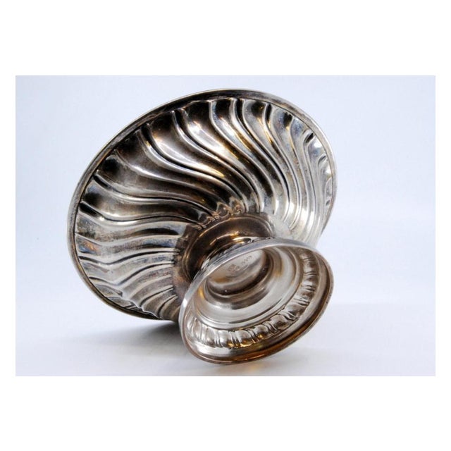 Silver Bowl with Scrollwork For Sale - Image 6 of 10