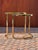 1970s Demi-Lune Gilt End Tables - Set of 2 For Sale In Los Angeles - Image 6 of 12