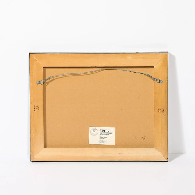 Mid-Century Modernist Mezzotint Still Life by Tomoe Yokoi For Sale - Image 9 of 9