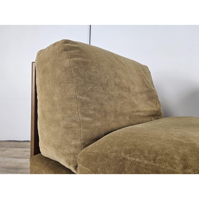 1970s Vintage Modular Lounge Chairs in Beige Fabric, 1970, Set of 3 For Sale - Image 5 of 14
