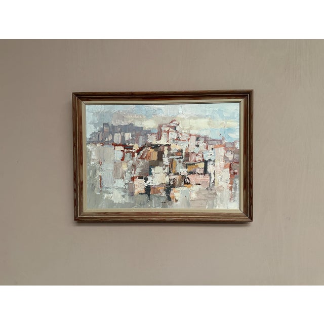 Gösta Calmayer, Composition, 1961, Oil on Panel, Framed For Sale - Image 15 of 16