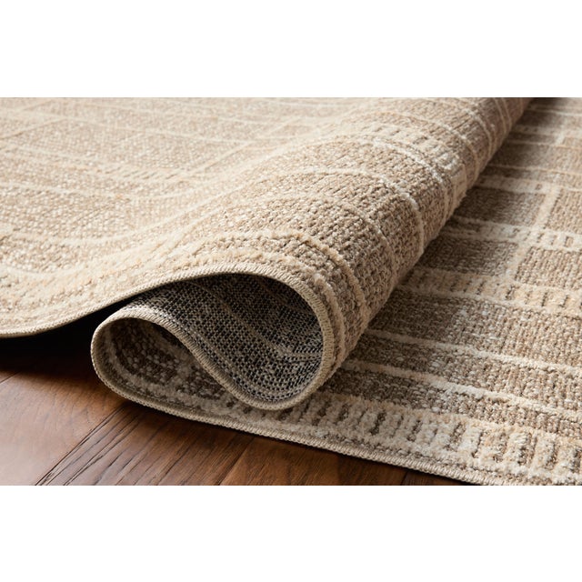 Loloi Rugs Amber Lewis x Loloi Bexley Rug in Mushroom / Natural 7'-10" x 10' Area Rug For Sale - Image 4 of 6