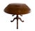 Queen Anne Mid 20th Century Kittinger Williamsburg Mahogany Three Pedestal Dining Table W 2 Leaves Cw 65 & Cw 66 For Sale - Image 3 of 7