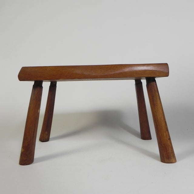 Vintage Oak Tree Stump Stool, 1960s For Sale - Image 4 of 18