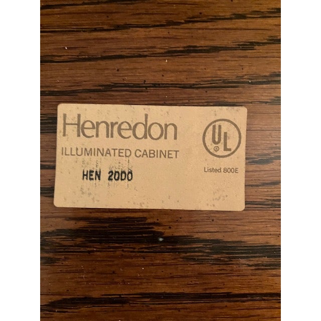 1980s Henredon Scene 1 Curio Cabinet For Sale - Image 5 of 5