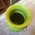 1950s 1950s Mid-Century Modern Apple Green and Gold Ceramic Vase From Sesto Fiorentino For Sale - Image 5 of 12
